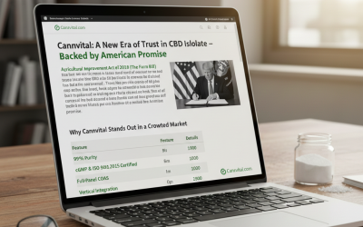 Cannvital: A New Era of Trust in CBD Isolate – Backed by American Promise