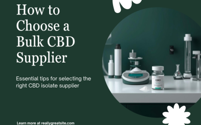 How to Choose a Bulk CBD Isolate Supplier: What to Look For