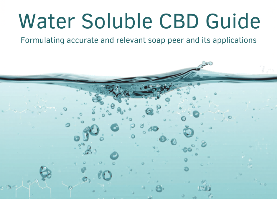 Water Soluble CBD: Technology, Applications, and Formulation Guide