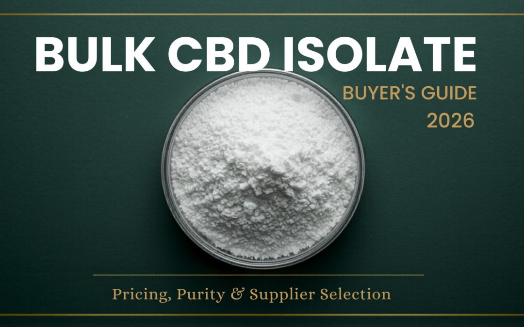 Bulk CBD Isolate Buyer’s Guide 2026: Pricing, Purity & Supplier Selection