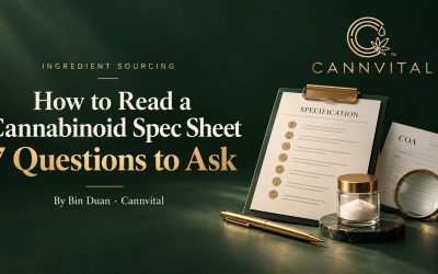 How to Read a Cannabinoid Spec Sheet: 7 Questions to Ask